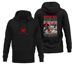 هودی پنبه ای مشکی پسر عنکبوتی