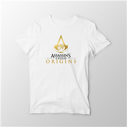 تیشرت پنبه ای سفید Assassins creed