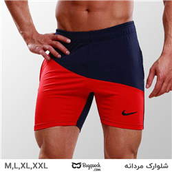 شلوارک پنبه ای قرمز نایک