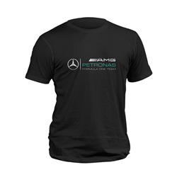تیشرت پنبه ای مشکی بنز petronas