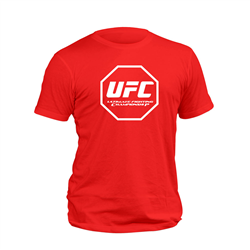 تیشرت پنبه ای قرمز UFC