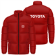 کاپشن پافر زمستانی قرمز تویوتا