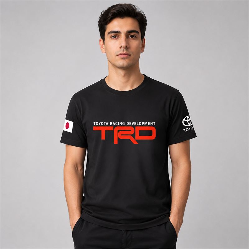 تن خور تیشرت پنبه ای مشکی تویوتا TRD