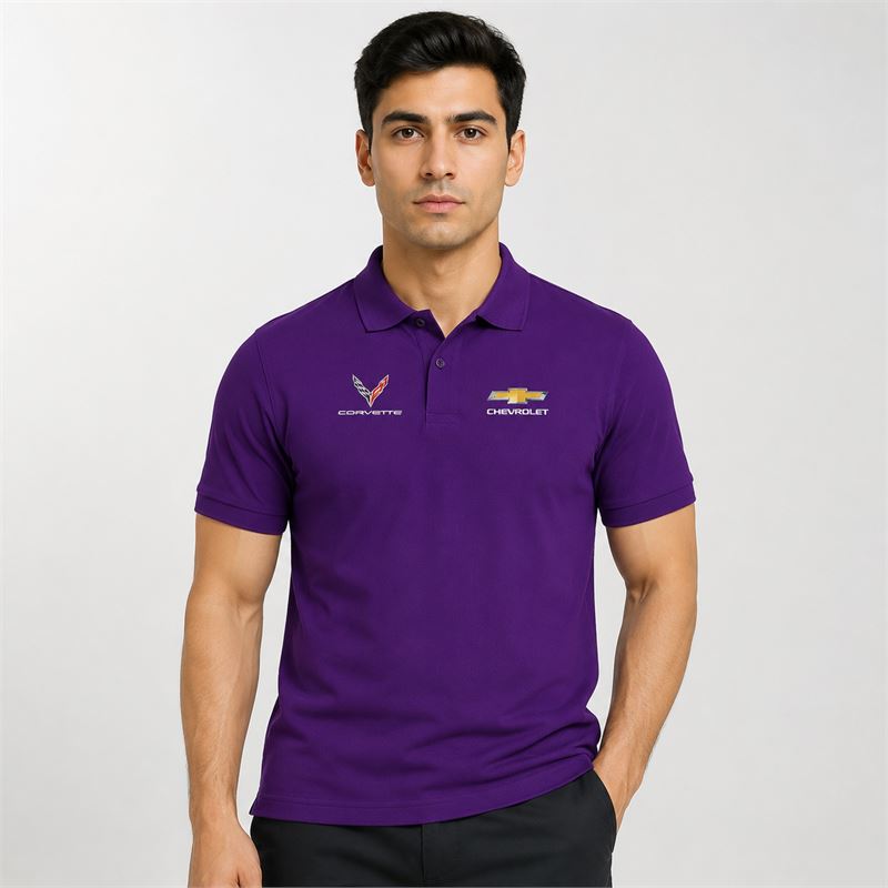 تن خور پولوشرت جودون مردانه بنفش شورلت کوروت