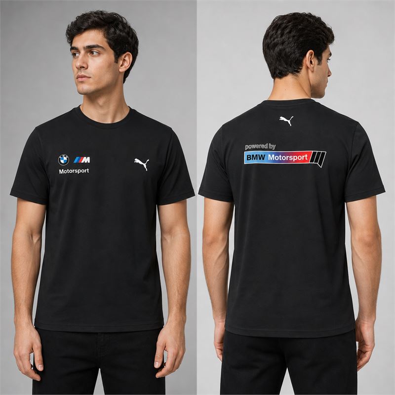 تن خور تیشرت پنبه ای مشکی bmw motorsport