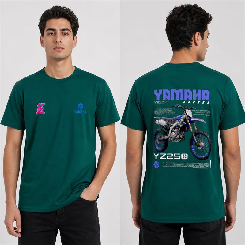 تن خور تیشرت پنبه ای کله غازی یاماها YZ250