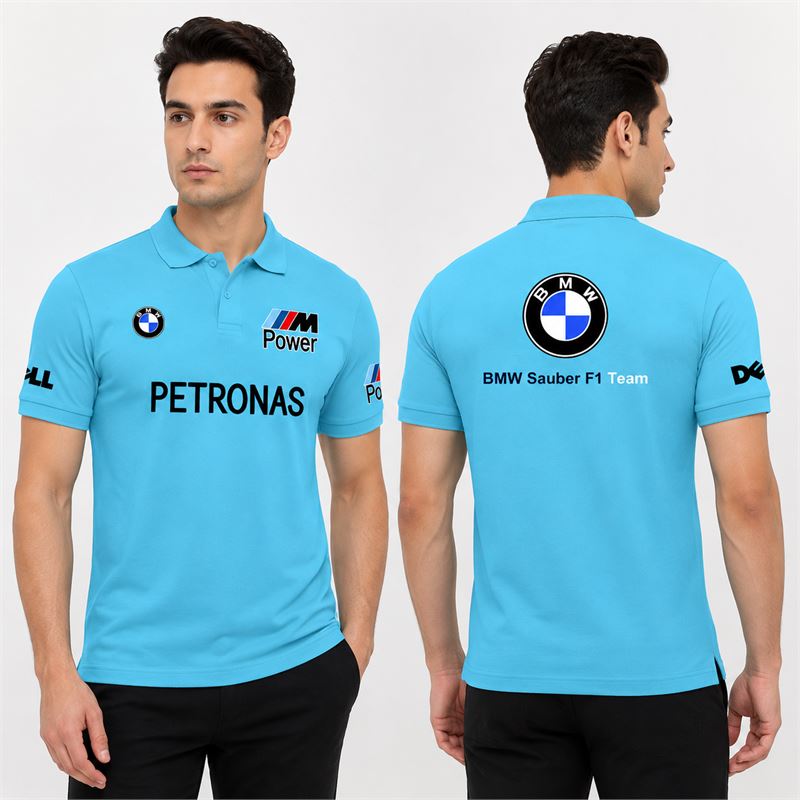 تن خور پولوشرت جودون فیروزه ای BMW MPower