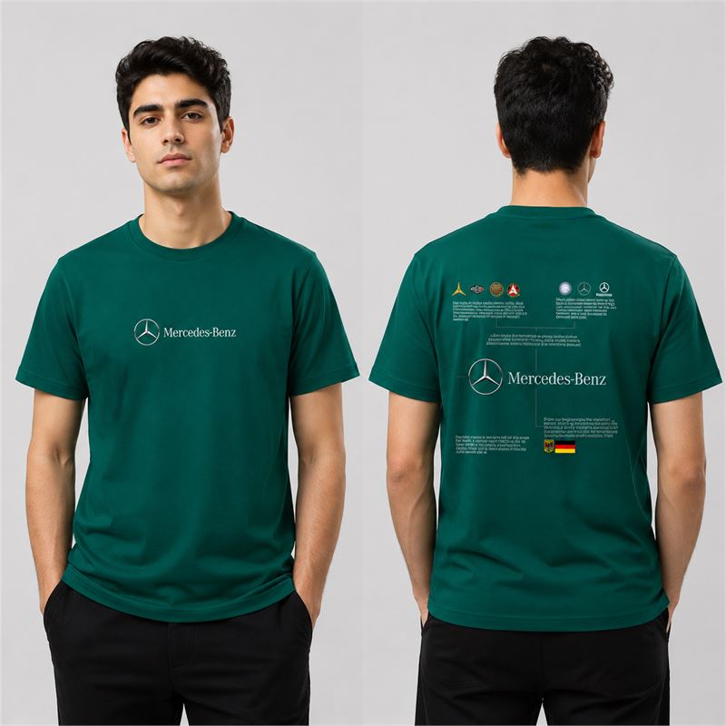 تن خور تیشرت پنبه ای کیه غازی مرسدس بنز