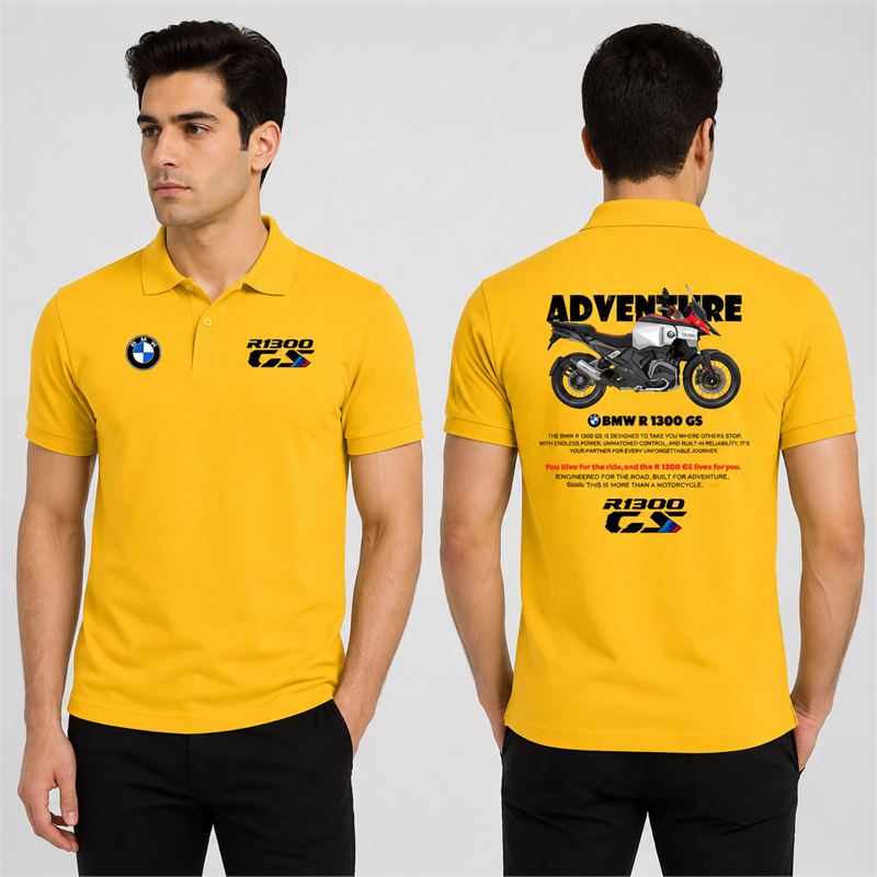 تن خور پولوشرت جودون زرد موتور BMW GS R1300