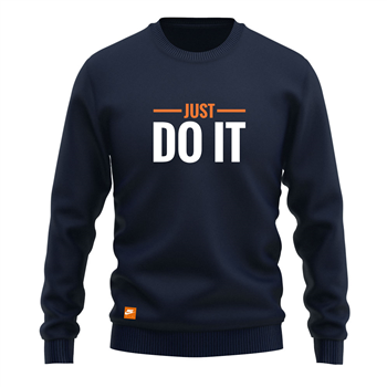 دورس پنبه ای سرمه ای نایکی Just Do IT