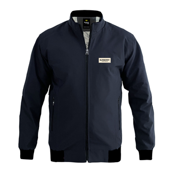 کاپشن بهاری سرمه ای burberry