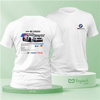 تیشرت پنبه ای سفید BMW VIP