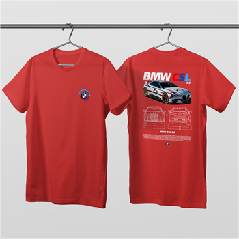 تیشرت پنبه ای قرمز BMW CSL