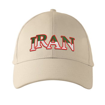 کلاه کتان کرمی ایران (گلدوزی)