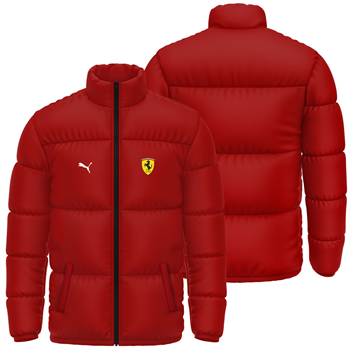 کاپشن پافر زمستانی قرمز فراری پوما