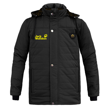 کاپشن زمستانه اور مشکی جک ولف اسکین