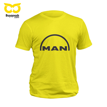 تیشرت پنبه ای زرد man