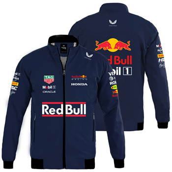 کاپشن بهاری سرمه ای ردبول فرمول یک   