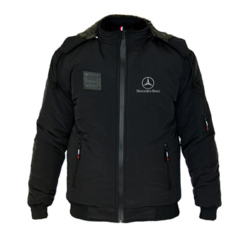 کاپشن مشکی زمستانه بنز