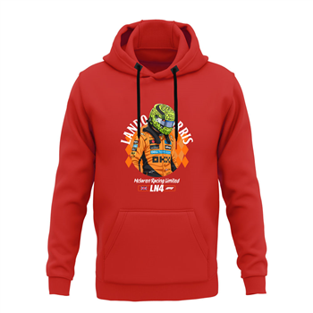 هودی پنبه ای قرمز لندو نوریس