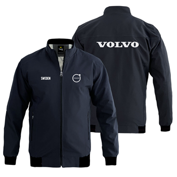 کاپشن بهاری سرمه ای ولوو