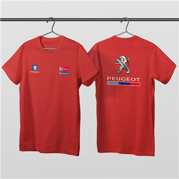 تیشرت پنبه ای قرمز پژو 
