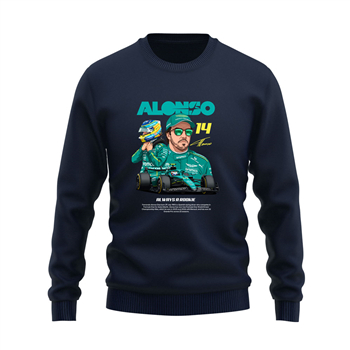 دورس پنبه ای سرمه ای فرناندو آلونسو