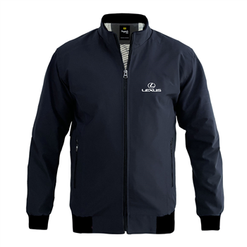 کاپشن بهاری سرمه ای لکسوس