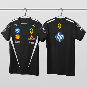 تیشرت پنبه ای مشکی فراری 2026