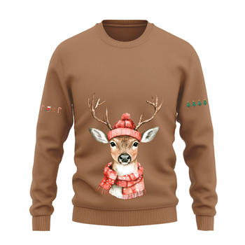 دورس پنبه ای شکلاتی گوزن کریسمس