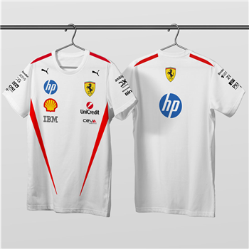 تیشرت پنبه ای سفید فراری 2026