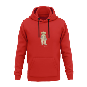 هودی پنبه ای قرمز خرس پولو